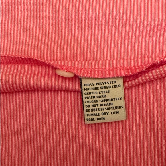 Donald Ross Sport Golf Polo XL Pink Micro Stripe Performance Shirt - Picture 8 of 8